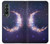 W3324 Crescent Moon Galaxy Hard Case For Samsung Galaxy Z Fold 3 5G