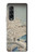 W3350 Utagawa Hiroshige Drum Bridge Yuhi Hill in Meguro Hard Case For Samsung Galaxy Z Fold 3 5G