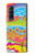 W3407 Hippie Art Hard Case For Samsung Galaxy Z Fold 3 5G