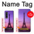 W3447 Eiffel Paris Sunset Hard Case For Samsung Galaxy Z Fold 3 5G