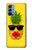 W2443 Funny Pineapple Sunglasses Kiss Hard Case and Leather Flip Case For OnePlus Nord N200 5G