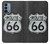 W3207 Route 66 Sign Hard Case and Leather Flip Case For OnePlus Nord N200 5G