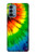 W3422 Tie Dye Hard Case and Leather Flip Case For OnePlus Nord N200 5G