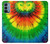 W3422 Tie Dye Hard Case and Leather Flip Case For OnePlus Nord N200 5G