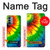 W3422 Tie Dye Hard Case and Leather Flip Case For OnePlus Nord N200 5G