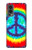 W1870 Tie Dye Peace Hard Case and Leather Flip Case For OnePlus Nord 2 5G