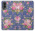 W3265 Vintage Flower Pattern Hard Case and Leather Flip Case For OnePlus Nord 2 5G