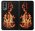 W3379 Fire Frame Hard Case and Leather Flip Case For OnePlus Nord 2 5G