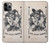 W3818 Vintage Playing Card Hard Case and Leather Flip Case For iPhone 11 Pro