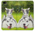 W3795 Grumpy Kitten Cat Playful Siberian Husky Dog Paint Hard Case and Leather Flip Case For iPhone 5 5S SE