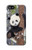 W3793 Cute Baby Panda Snow Painting Hard Case and Leather Flip Case For iPhone 5C