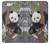 W3793 Cute Baby Panda Snow Painting Hard Case and Leather Flip Case For iPhone 5C