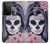 W3821 Sugar Skull Steam Punk Girl Gothic Hard Case and Leather Flip Case For Samsung Galaxy S21 Ultra 5G