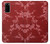 W3817 Red Floral Cherry blossom Pattern Hard Case and Leather Flip Case For Samsung Galaxy S20