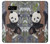 W3793 Cute Baby Panda Snow Painting Hard Case and Leather Flip Case For Samsung Galaxy S8 Plus