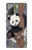 W3793 Cute Baby Panda Snow Painting Hard Case and Leather Flip Case For Samsung Galaxy Note 20