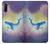 W3802 Dream Whale Pastel Fantasy Hard Case and Leather Flip Case For Samsung Galaxy Note 10