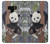 W3793 Cute Baby Panda Snow Painting Hard Case and Leather Flip Case For Note 9 Samsung Galaxy Note9