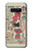 W3820 Vintage Cowgirl Fashion Paper Doll Hard Case and Leather Flip Case For Note 8 Samsung Galaxy Note8