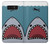 W3825 Cartoon Shark Sea Diving Hard Case and Leather Flip Case For Note 8 Samsung Galaxy Note8