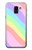W3810 Pastel Unicorn Summer Wave Hard Case and Leather Flip Case For Samsung Galaxy J6 (2018)