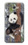 W3793 Cute Baby Panda Snow Painting Hard Case and Leather Flip Case For Samsung Galaxy J7 Prime (SM-G610F)