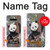 W3793 Cute Baby Panda Snow Painting Hard Case and Leather Flip Case For LG Stylo 6