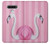 W3805 Flamingo Pink Pastel Hard Case and Leather Flip Case For LG Stylo 6