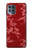 W3817 Red Floral Cherry blossom Pattern Hard Case and Leather Flip Case For Motorola Moto G100