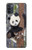 W3793 Cute Baby Panda Snow Painting Hard Case and Leather Flip Case For Motorola Moto G50