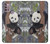 W3793 Cute Baby Panda Snow Painting Hard Case and Leather Flip Case For Motorola Moto G30, G20, G10