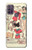 W3820 Vintage Cowgirl Fashion Paper Doll Hard Case and Leather Flip Case For Motorola Moto G10 Power