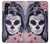 W3821 Sugar Skull Steam Punk Girl Gothic Hard Case and Leather Flip Case For Motorola Edge