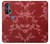 W3817 Red Floral Cherry blossom Pattern Hard Case and Leather Flip Case For Motorola Edge+