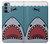 W3825 Cartoon Shark Sea Diving Hard Case and Leather Flip Case For OnePlus Nord N200 5G