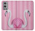 W3805 Flamingo Pink Pastel Hard Case and Leather Flip Case For OnePlus 9 Pro