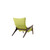 The Medellin Rico Modern Mid-Century Style Lounge Chair and Ottoman - 2 Pieces