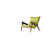 The Medellin Rico Modern Mid-Century Style Lounge Chair and Ottoman - 2 Pieces