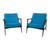 Pair of lounge chairs, lounge chair, lounge chair, chair, Mid Century lounge chair, designer lounge chair, in the style of Ib Kofod-Larsen