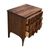 Drawer and profile image, nightstand, walnut night stand, mcm furniture, midcentury furniture, real wood furniture