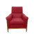 front image, red lounge chairs, red club chairs, mid century chairs