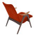 Rear image, lounge chairs, club chairs, mid century chairs, livingroom furniture