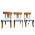 front view image of of the Klismos dining chair, dining chair, unique dining chair, mcm dining chair, robsjohn gibbings, Mid Century Furniture, Home furnishings, unique dining chairs