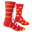 "CHEEZ IT CRACKERS" MEN'S LICENSED NOVELTY CREW STRAIGHT SOCKS