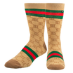 "DAPPER" MEN'S LICENSED NOVELTY CREW STRAIGHT SOCKS