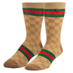 "DAPPER" MEN'S LICENSED NOVELTY CREW STRAIGHT SOCKS