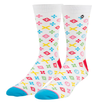 "PARIS" MEN'S LICENSED NOVELTY CREW STRAIGHT SOCKS