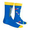 "JOLLY RANCHERS SPLIT" MEN'S LICENSED NOVELTY CREW STRAIGHT SOCKS