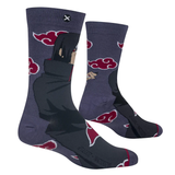 "NARUTO ITACHI" MEN'S LICENSED NOVELTY CREW STRAIGHT SOCKS