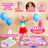 LIGHT UP MUSICAL DANCE MAT FOR KIDS 3-12 YEARS OLD WITH 6 GAME MODES